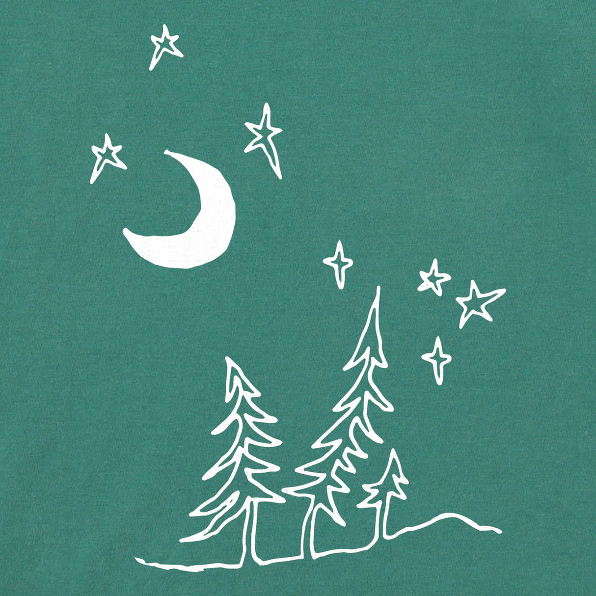 Life Is Good Womens Moongroove Short Sleeve Crusher-LITE Tee - Spruce Green