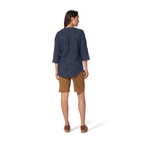 Royal Robbins Womens Oasis Tunic II 3/4 Sleeve - Navy