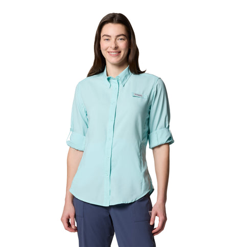 Columbia Womens PFG Tamiami II Long Sleeve Shirt - Spray