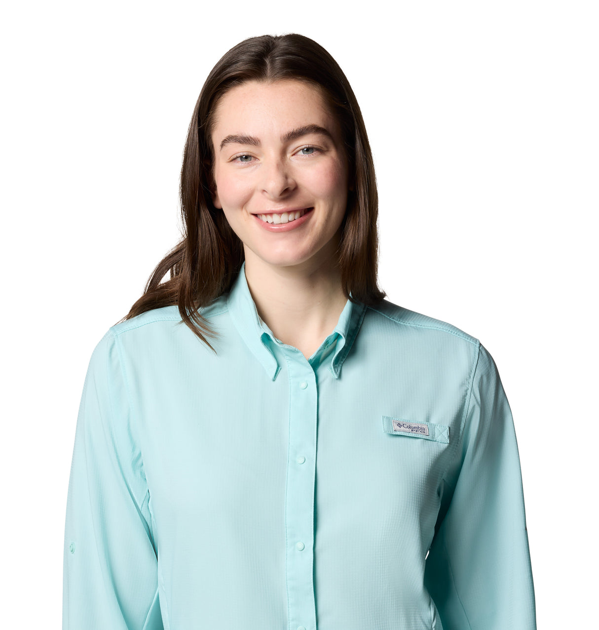 Columbia Womens PFG Tamiami II Long Sleeve Shirt - Spray