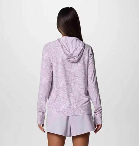 Columbia Womens PFG Uncharted Hoodie - Lavender Pearl Swamplands