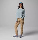 Columbia Womens PFG Uncharted Neps Long Sleeve Shirt - Crushed Blue