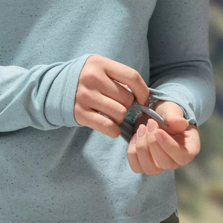 Columbia Womens PFG Uncharted Neps Long Sleeve Shirt - Crushed Blue