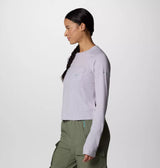 Columbia Womens PFG Uncharted Neps Long Sleeve Shirt - Lavender Pearl