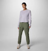 Columbia Womens PFG Uncharted Neps Long Sleeve Shirt - Lavender Pearl