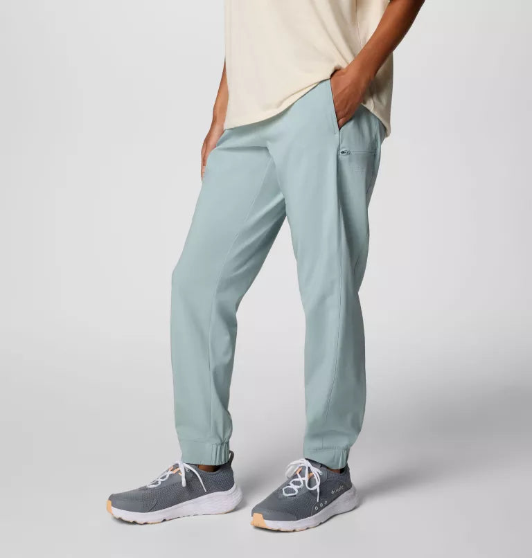 Columbia Womens PFG Uncharted Pull-On Pants - Crushed Blue