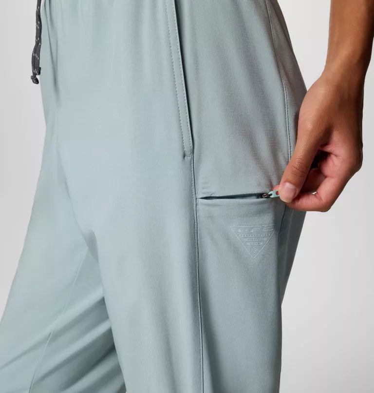 Columbia Womens PFG Uncharted Pull-On Pants - Crushed Blue