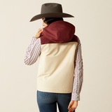 Ariat Women's Pioneer StretchShell Vest - Summer Sand & Rosewood