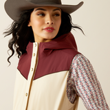 Ariat Women's Pioneer StretchShell Vest - Summer Sand & Rosewood