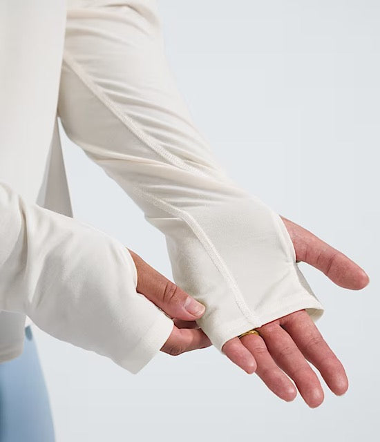 The North Face Womens Adventure Sun Hoodie - White Dune