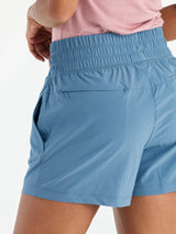 Free Fly Apparel Womens Pull-On Breeze Short - Pacific Blue