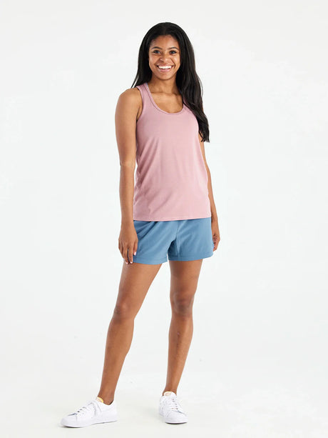 Free Fly Apparel Womens Pull-On Breeze Short - Pacific Blue