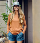 Free Fly Apparel Womens Pull-On Breeze Short - Pacific Blue