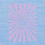 Life Is Good Womens Radiating Sun Long Sleeve Sun Crusher Hoodie - Cornflower Blue