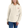 Carhartt Women's Rain Defender Relaxed Fit Midweight Chest Graphic Sweatshirt Malt