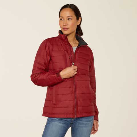 Ariat Women's Rebar Cordura Ripstop Lightweight Insulated Jacket - Cabernet