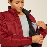 Ariat Women's Rebar Cordura Ripstop Lightweight Insulated Jacket - Cabernet