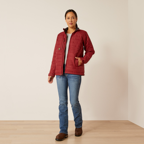 Ariat Women's Rebar Cordura Ripstop Lightweight Insulated Jacket - Cabernet