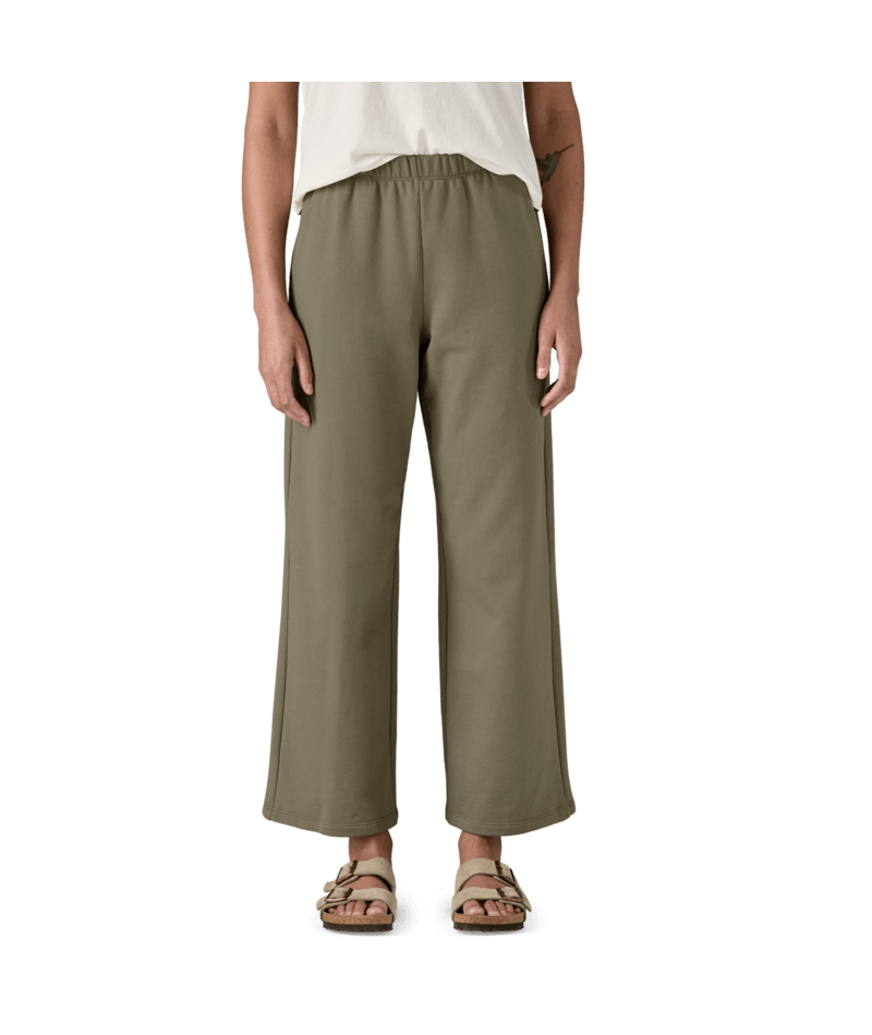 Patagonia W's Regenerative Organic Certified Cotton Essential Pants - River Rock Green