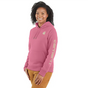 Carhartt Women's Relaxed Fit Midweight Logo Sleeve Graphic Hoodie - Woodrose