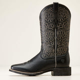 Ariat Women's Round Up Remuda Western Boot - Black Deertan