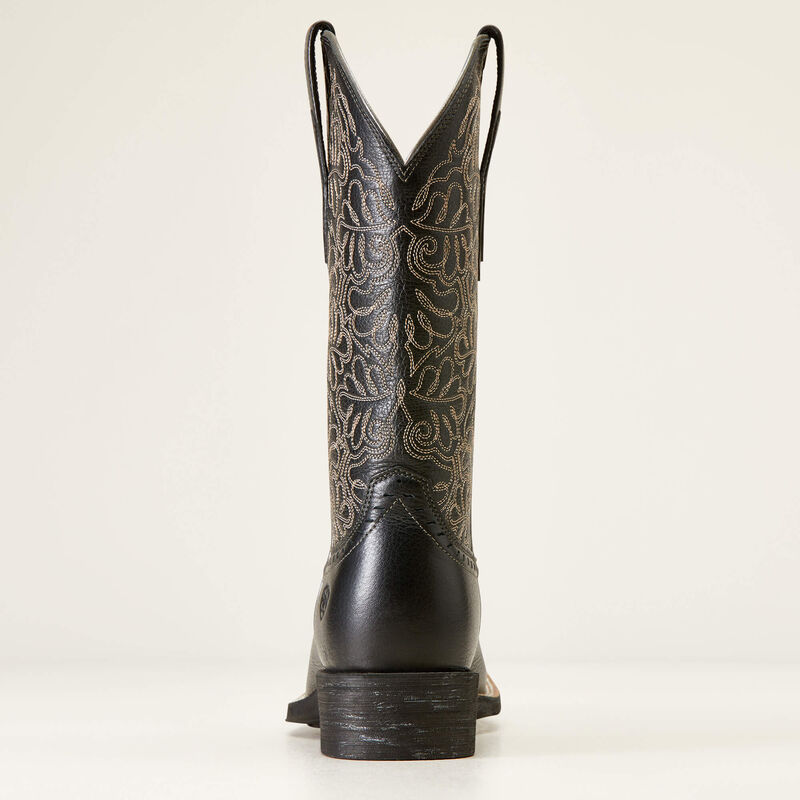 Ariat Women's Round Up Remuda Western Boot - Black Deertan