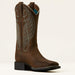 Ariat Women's Round Up Wide Square Toe Western Boot - Powder Brown