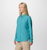 Columbia Womens Silver Ridge Utility Long Sleeve Shirt - Teal