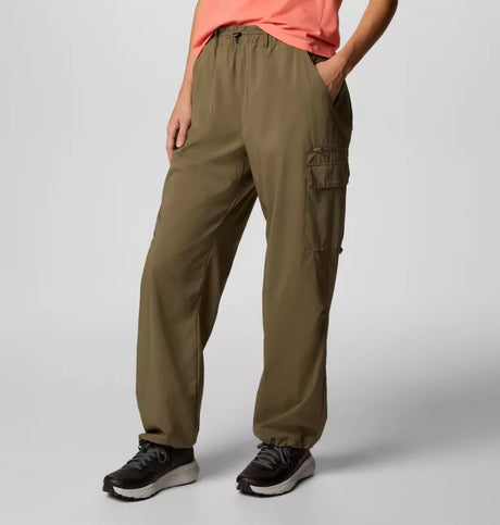 Columbia Womens Skien Valley Cargo Pants - Stone Green