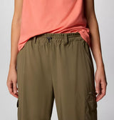 Columbia Womens Skien Valley Cargo Pants - Stone Green