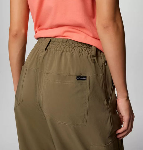 Columbia Womens Skien Valley Cargo Pants - Stone Green