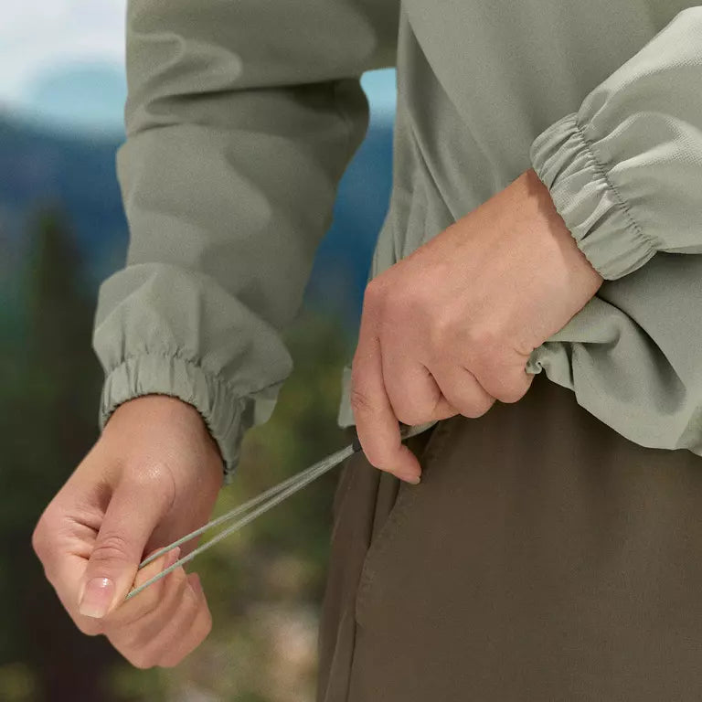 Columbia Womens Skien Valley Hooded Long Sleeve Shirt - Safari