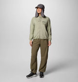 Columbia Womens Skien Valley Hooded Long Sleeve Shirt - Safari