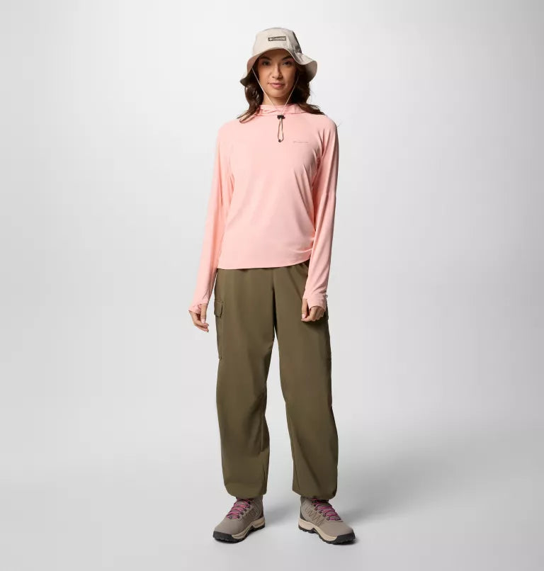 Columbia Womens Skien Valley Hoodie - Pink Sand