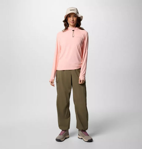 Columbia Womens Skien Valley Hoodie - Pink Sand