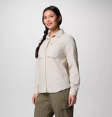 Columbia Womens Skien Valley Long Sleeve Shirt - Dark Stone