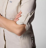 Columbia Womens Skien Valley Long Sleeve Shirt - Dark Stone