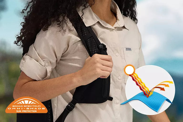 Columbia Womens Skien Valley Long Sleeve Shirt - Dark Stone