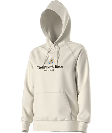 The North Face Womens Strange Colorful World Flower Graphic Hoodie - White Dune