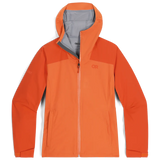 Outdoor Research Womens Stratoburst Stretch Rain Jacket - Spice/Zest