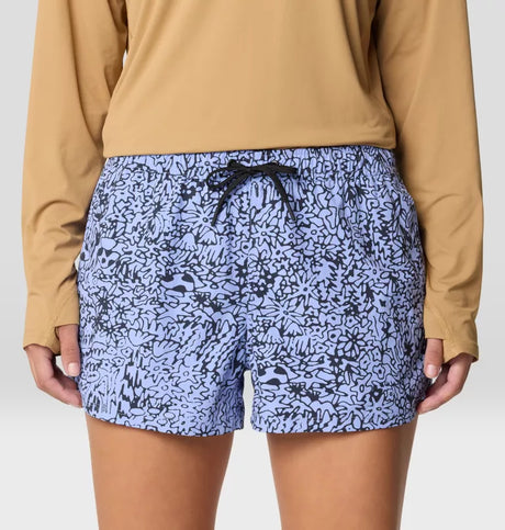 Mountain Hardwear Womens Stryder Swim Short - Light Illusion Forager Print