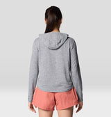 Mountain Hardwear Womens Sunblocker Long Sleeve Hoody - Dark Storm Heather