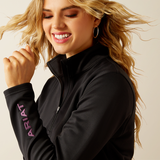 Ariat Women's Tek Team 1/2 Zip Sweatshirt - Black & Grape