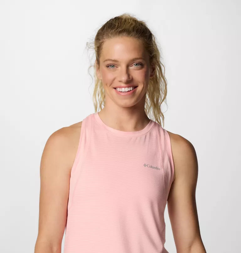 Columbia Womens Weekend Ascent Tank - Pink Sand