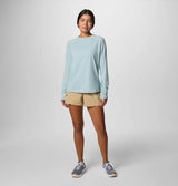 Columbia Womens Wild Cast Sun Shirt - Crushed Blue