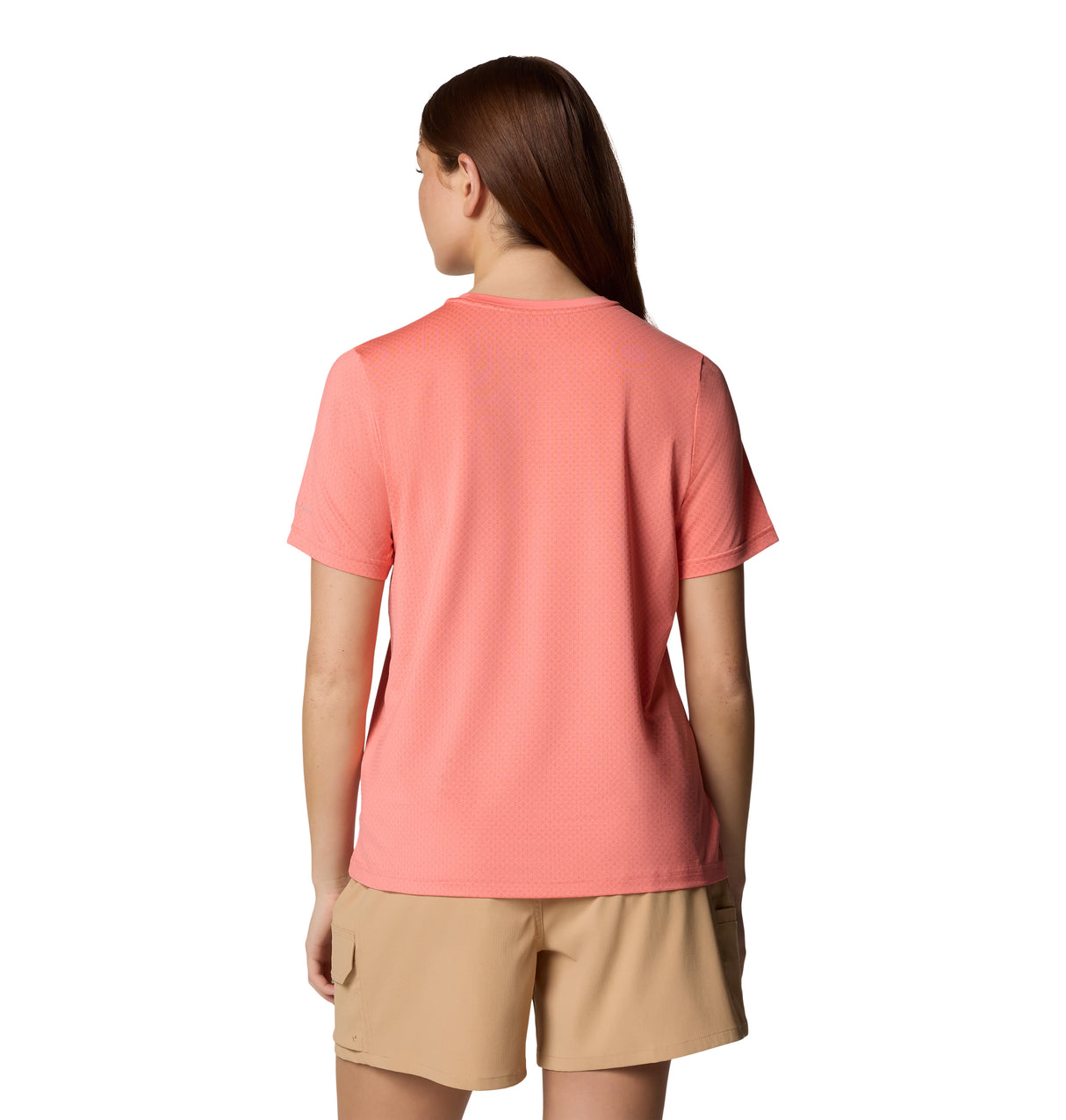 Columbia Womens Wild Springs Short Sleeve Shirt - Alpenglow