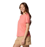 Columbia Womens Wild Springs Short Sleeve Shirt - Alpenglow