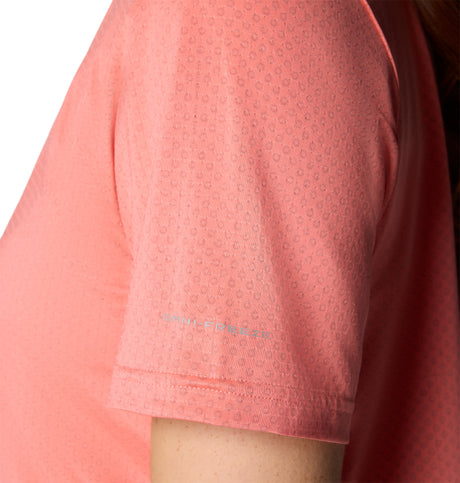 Columbia Womens Wild Springs Short Sleeve Shirt - Alpenglow