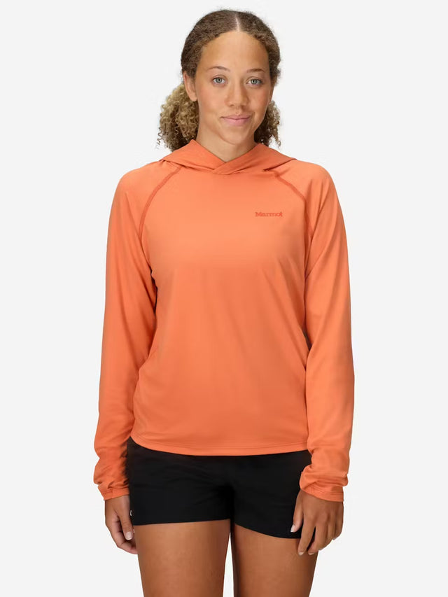 Marmot Womens Windridge Hoody UPF 50 - Pomelo Pomelo