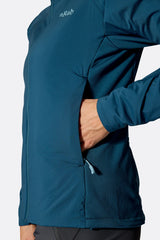 Rab Womens Xenair Alpine Flex Insulated Jacket - Mulberry